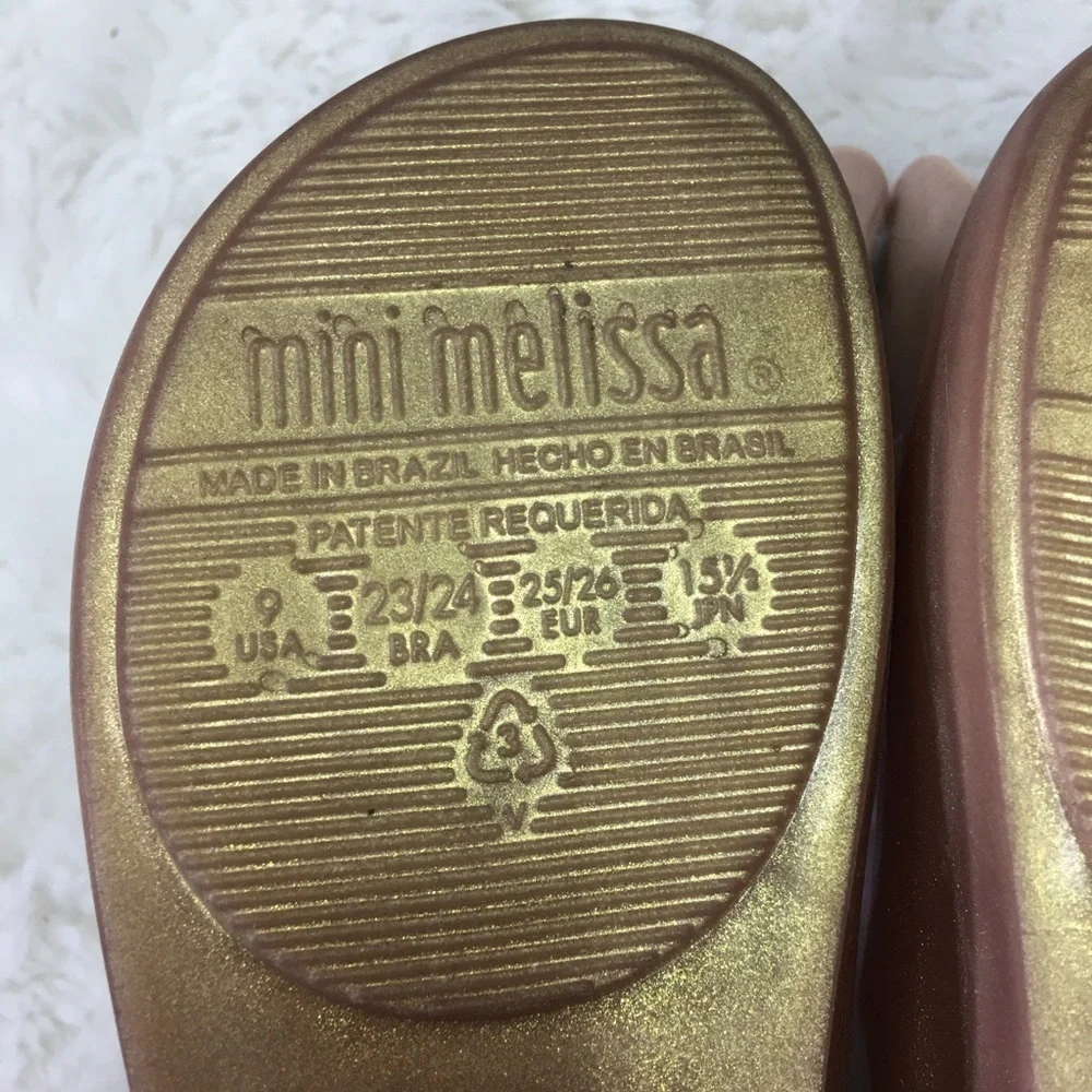Mini Melissa Ultragirl Bow Mary Jane Shoes Size 9